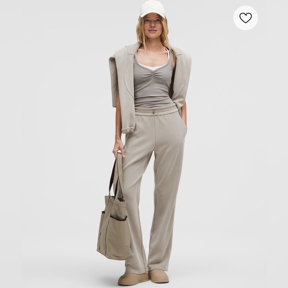 Lululemon Softstreme High Rise Pant *Regular size 10 in Mojave Tan